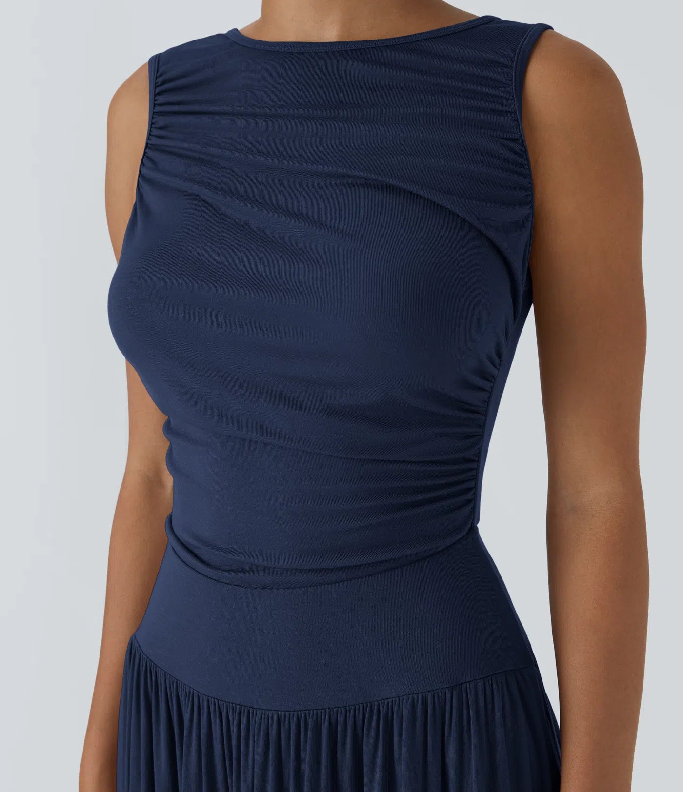 Mandy | Elegante & Comfortabele Maxi Jurk met Ruches en Steekzakken