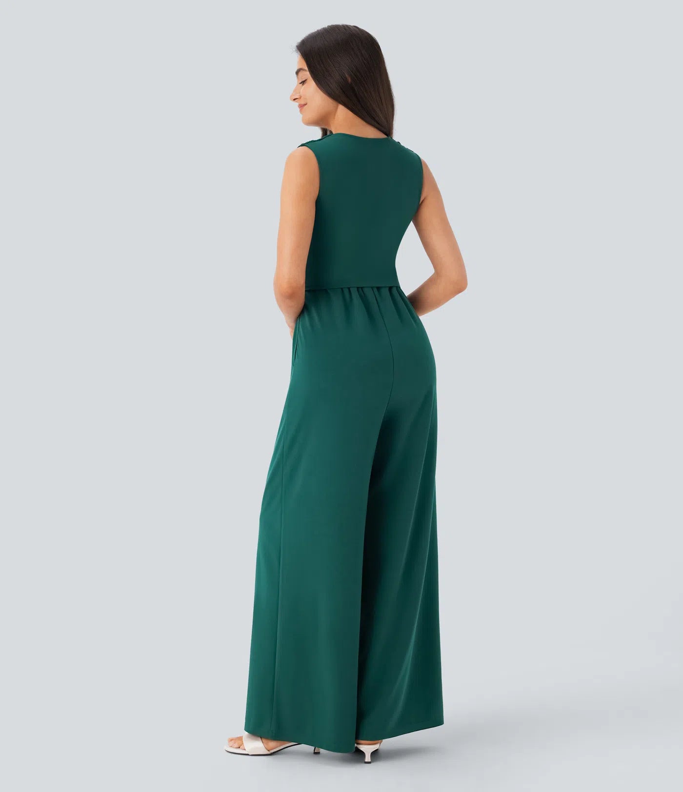 Gabrielle | Elegante Dames Jumpsuit Met V-Hals