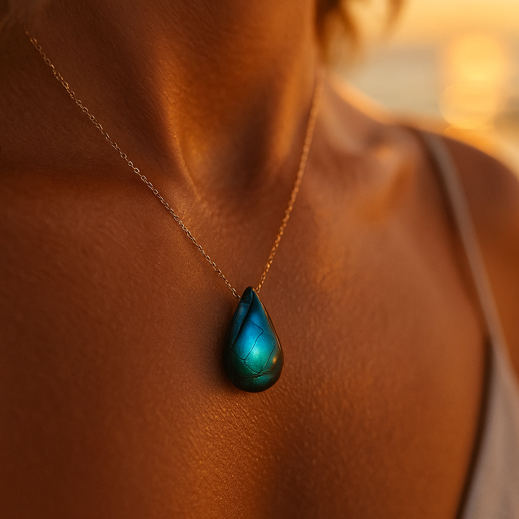 Lacrima del Mare | Ketting van labradoriet