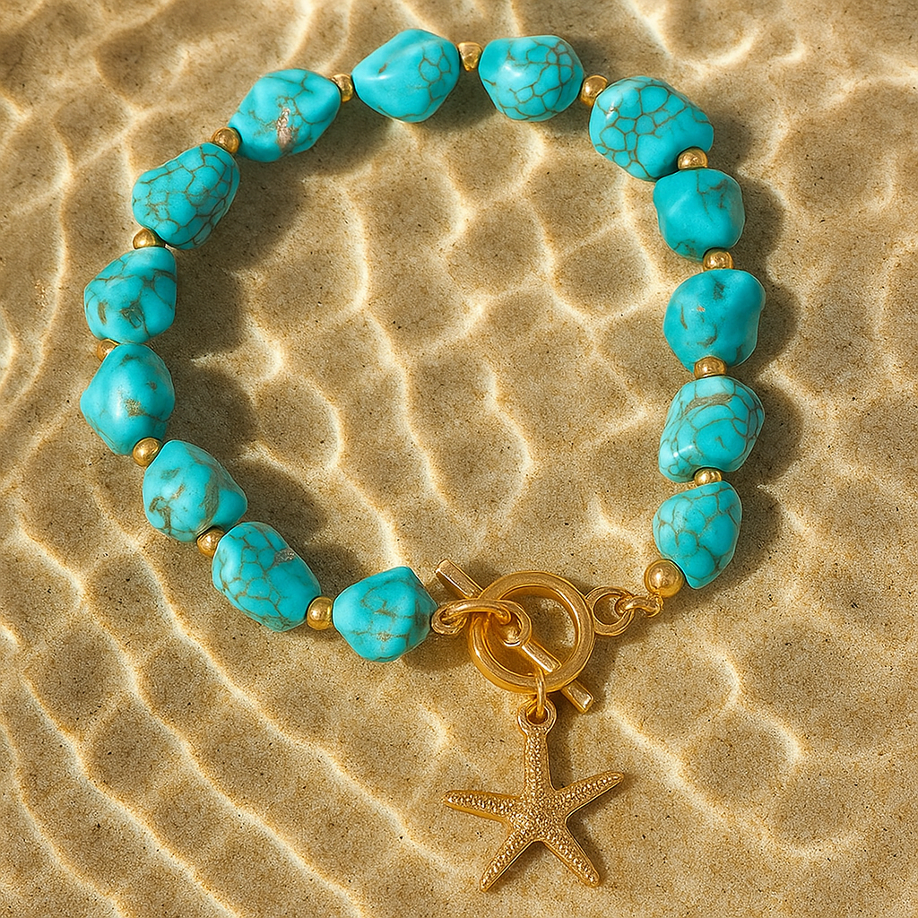 Siris | Blauwe armband van de zeebodem