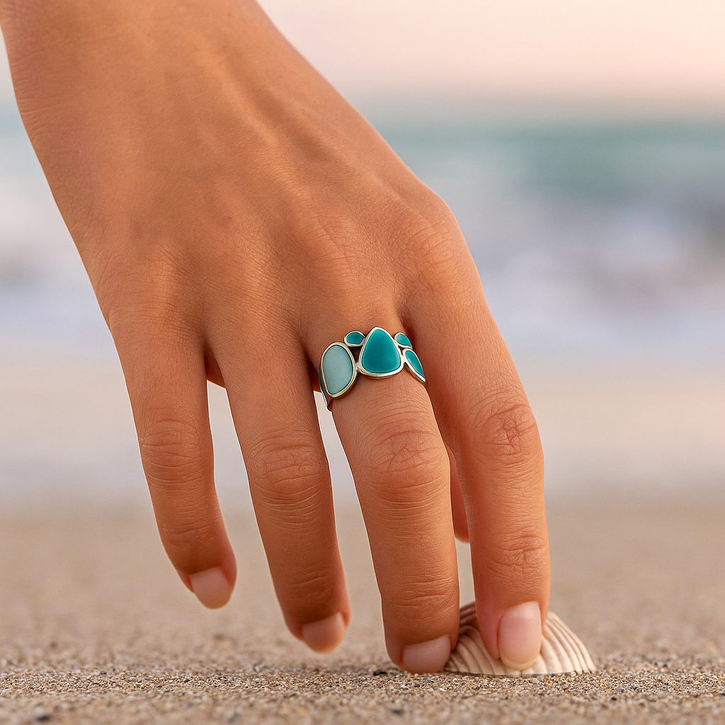 Elenia | Oceaandruppels in 925 zilver