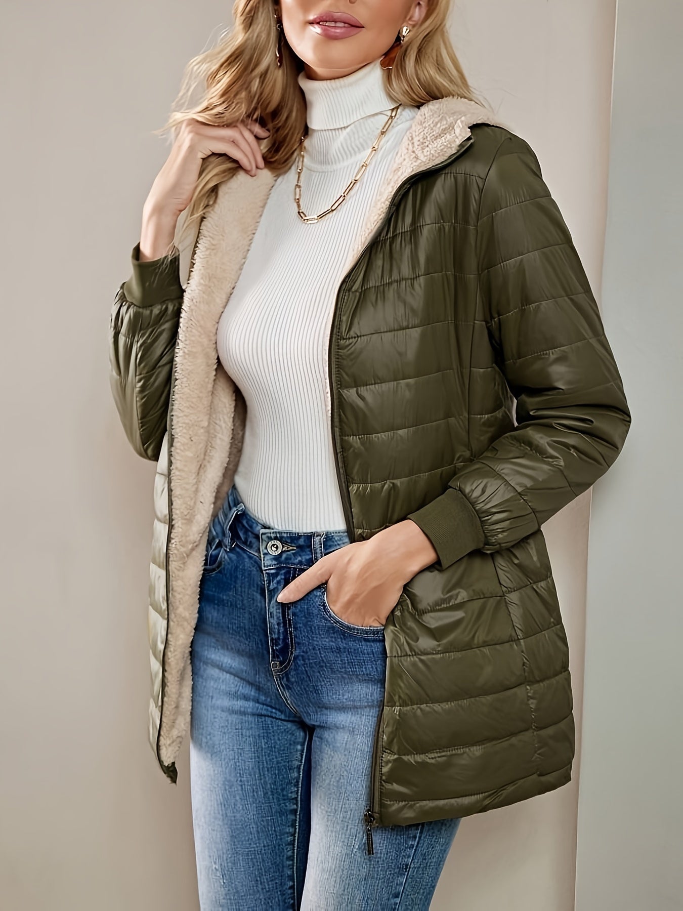 Enrica | Lange casual jas