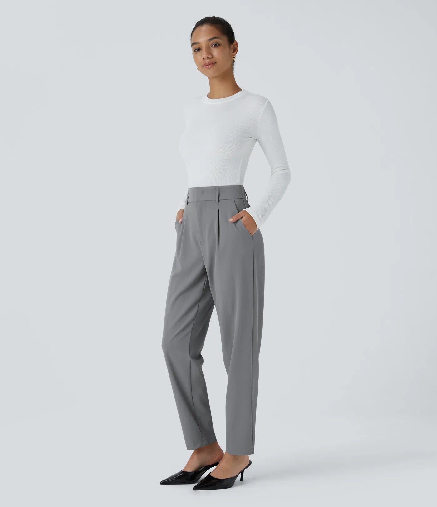 Megan | Comfortabele & Elastische Broek Met Hoge Taille