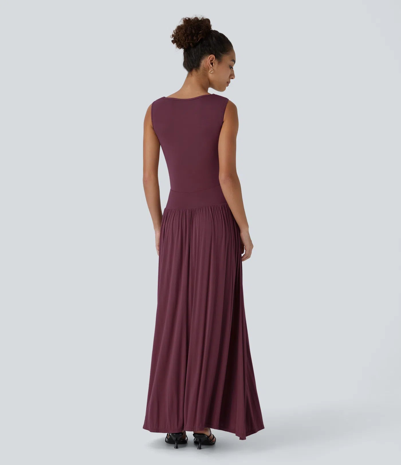 Mandy | Elegante & Comfortabele Maxi Jurk met Ruches en Steekzakken