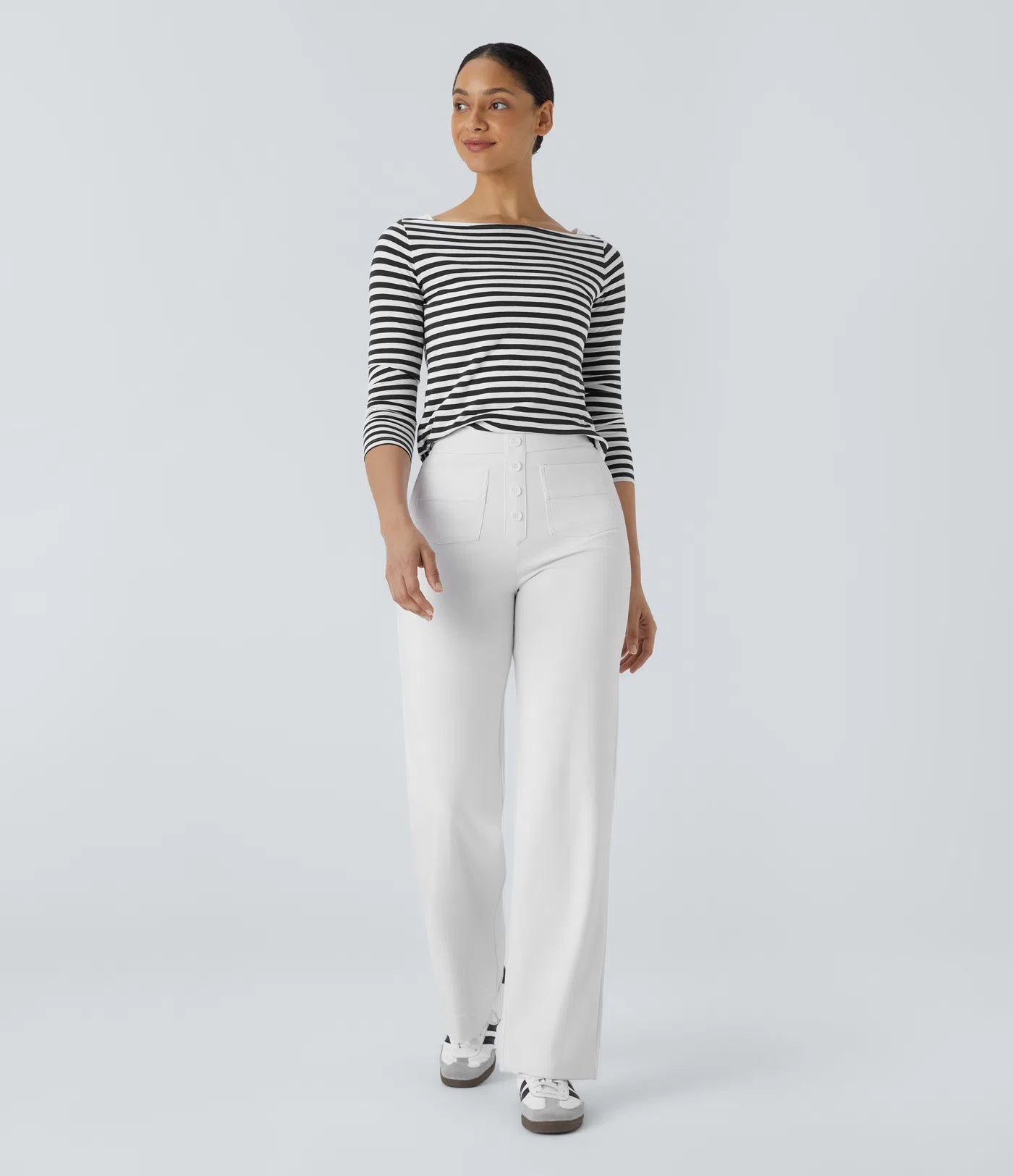 Naomi | Elastische & Comfortabele Broek Met Hoge Taille | 1+1 Gratis