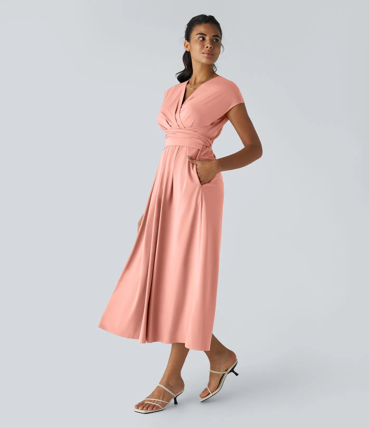 Amani | Elegante Damesjurk Met V-Hals