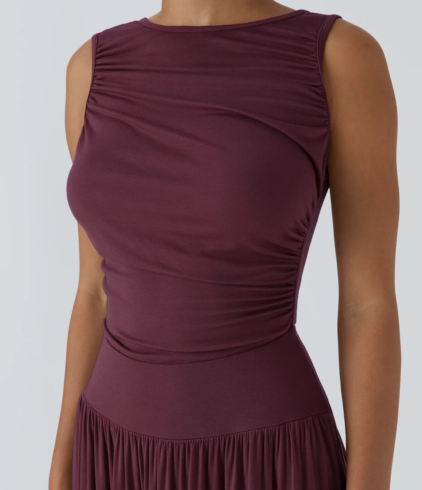 Mandy | Elegante & Comfortabele Maxi Jurk met Ruches en Steekzakken