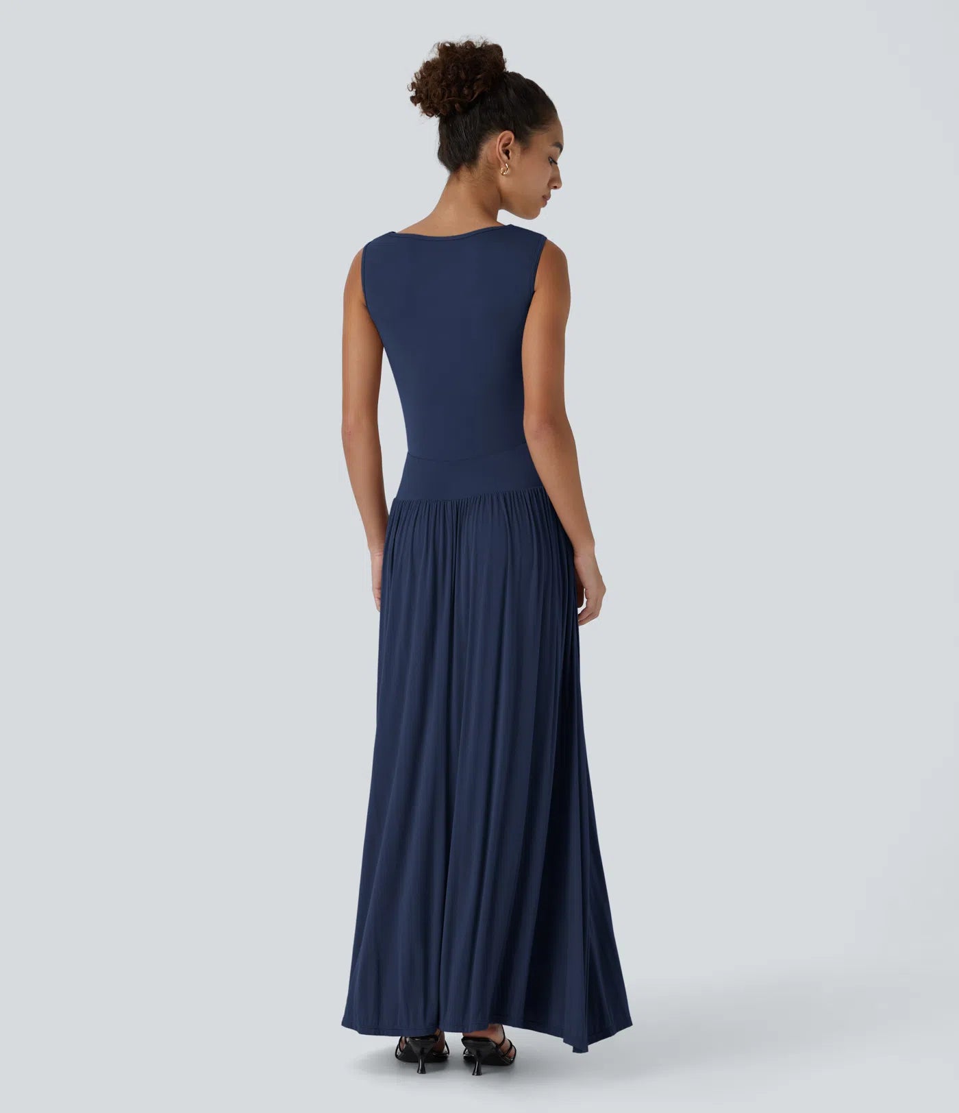 Mandy | Elegante & Comfortabele Maxi Jurk met Ruches en Steekzakken