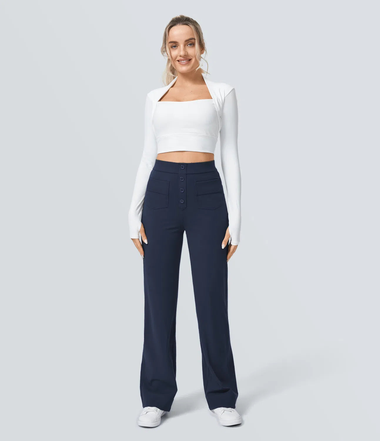 Naomi | Elastische & Comfortabele Broek Met Hoge Taille | 1+1 Gratis