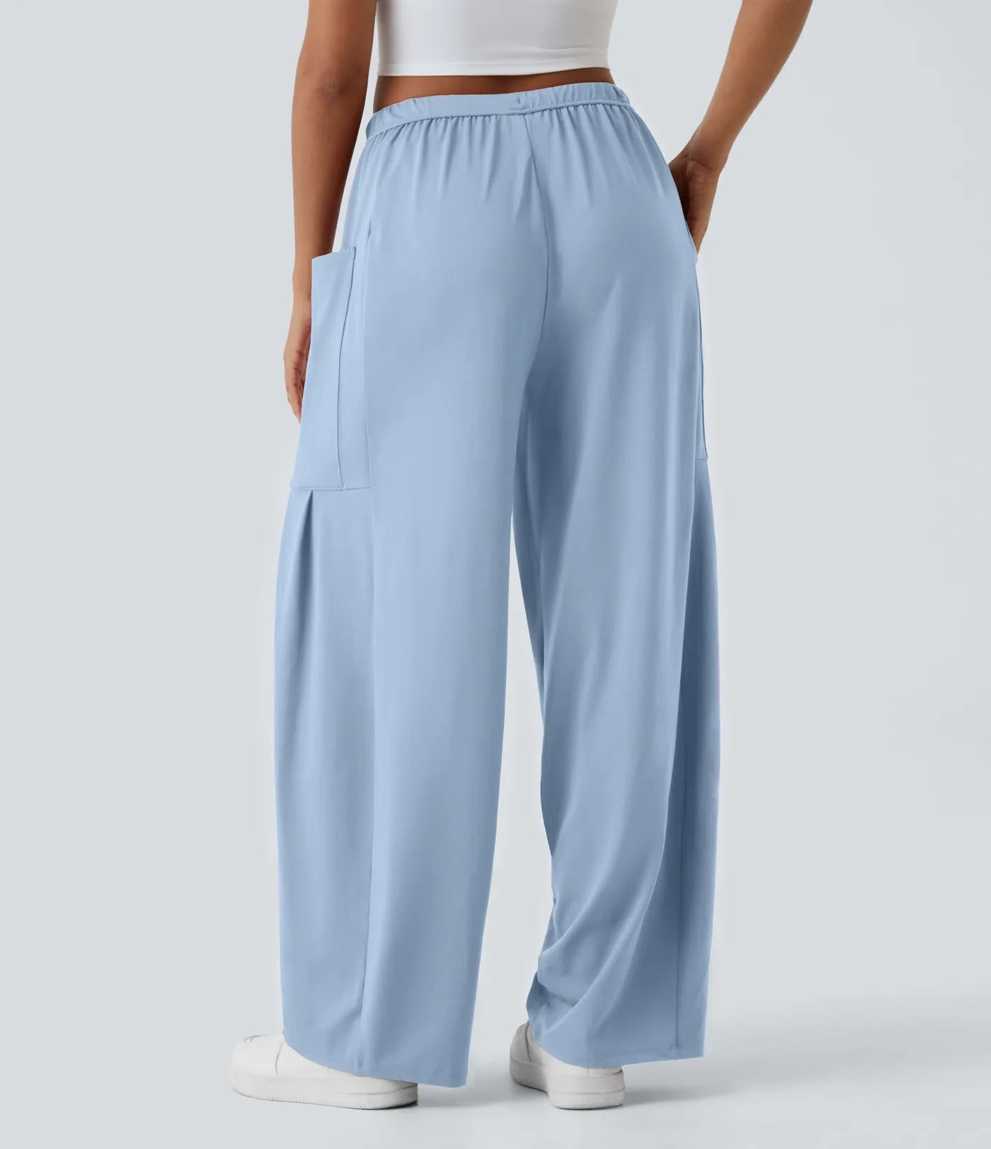 Fiona | Comfortabele & Elastische Luchtige Wijde Broek | 1+1 Gratis
