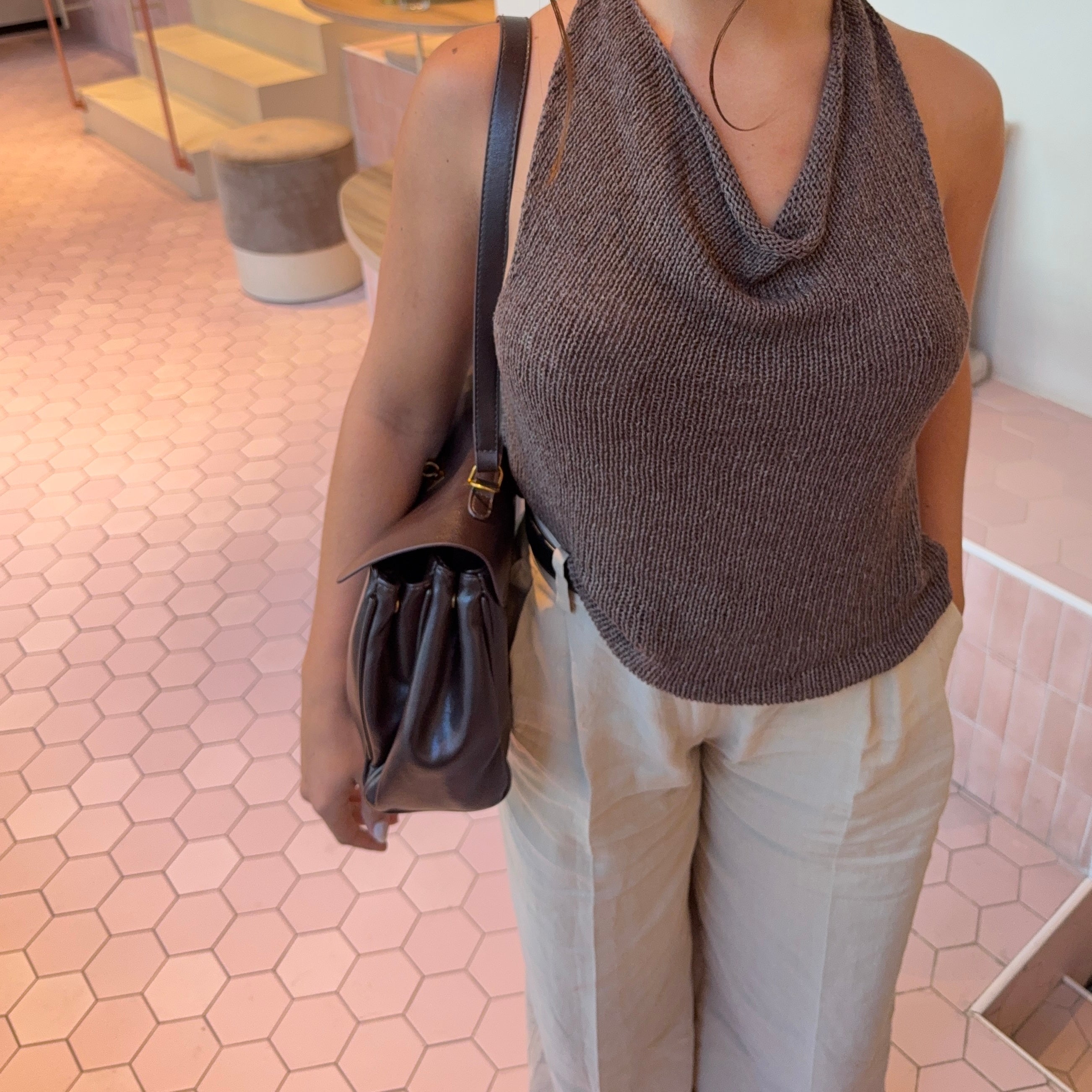 Marijke | Tijdloze Vegan Leather Tas Met Lucky Charm & Vintage Look