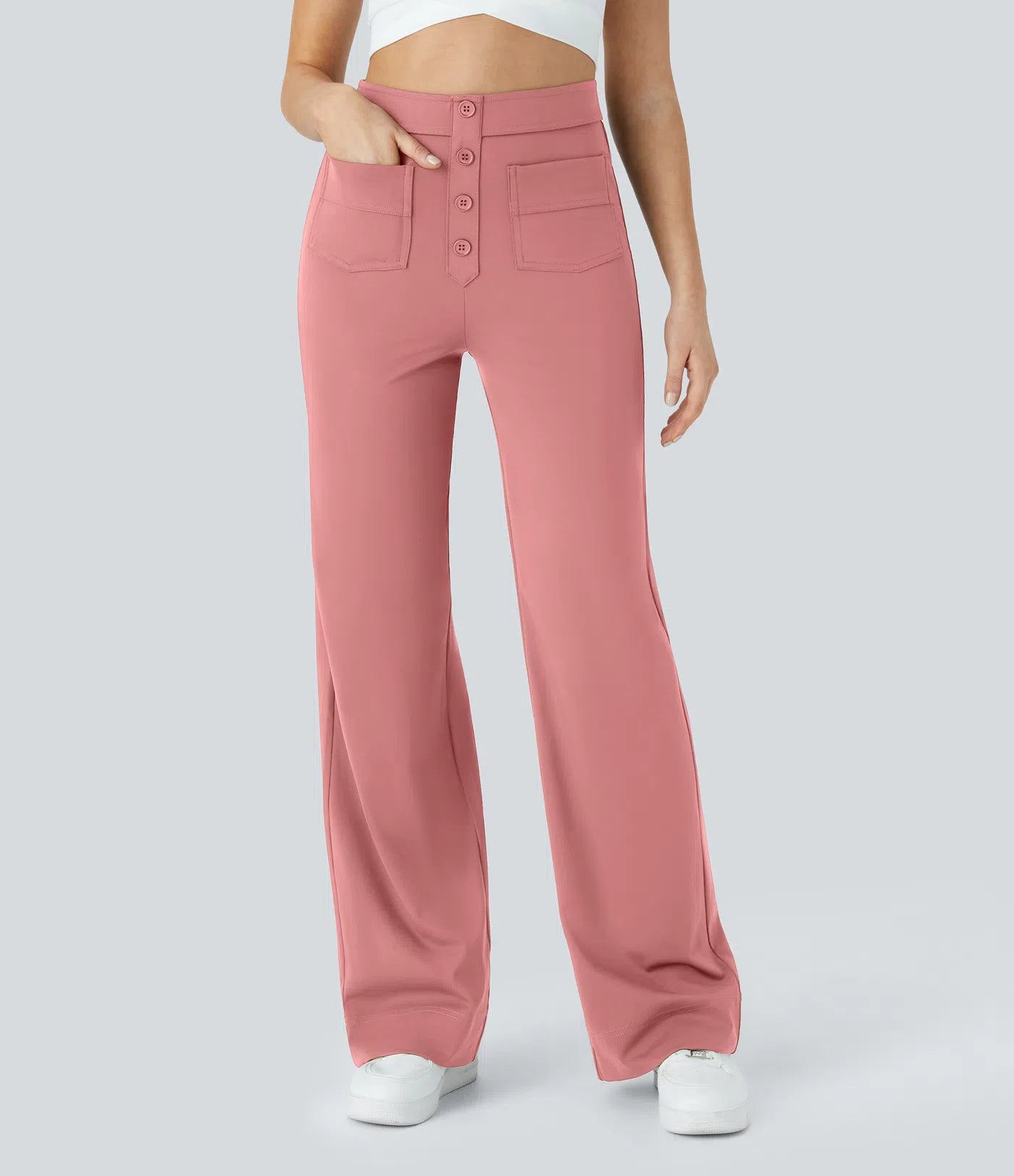 Naomi | Elastische & Comfortabele Broek Met Hoge Taille | 1+1 Gratis