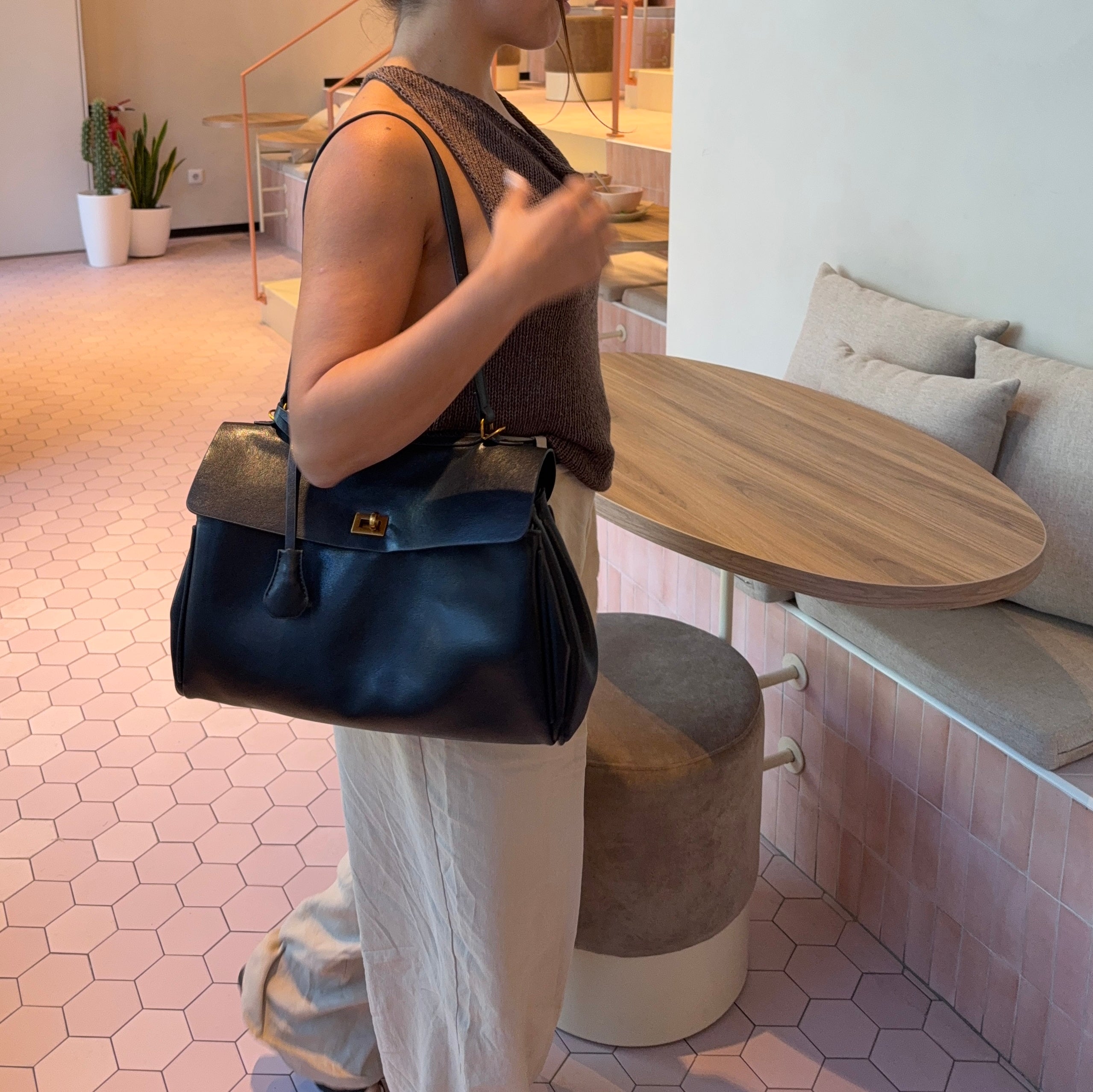 Marijke | Tijdloze Vegan Leather Tas Met Lucky Charm & Vintage Look