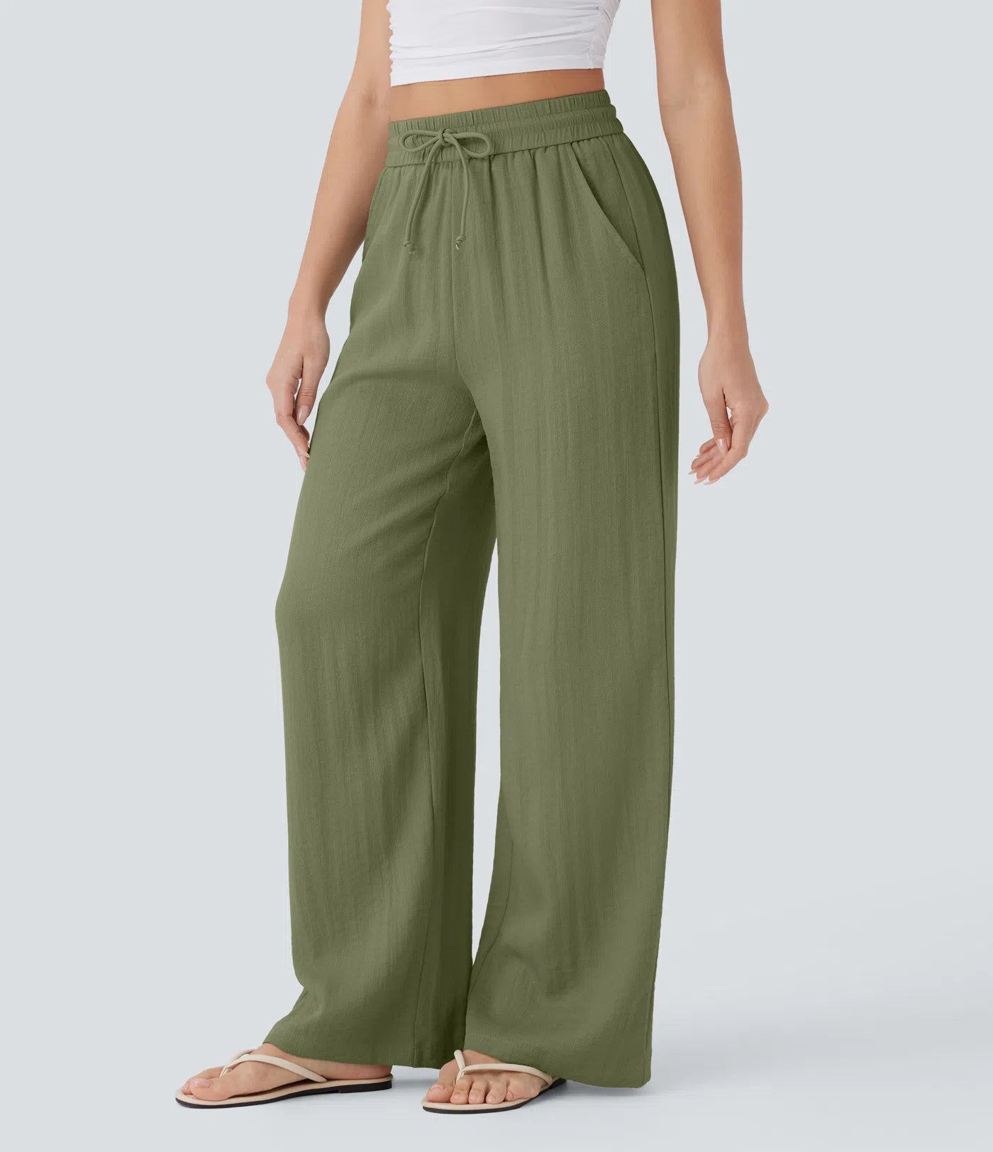 Lisa | Comfortabele & Luchtige Linnen Broek met Elegante Pijpen | 1+1 Gratis