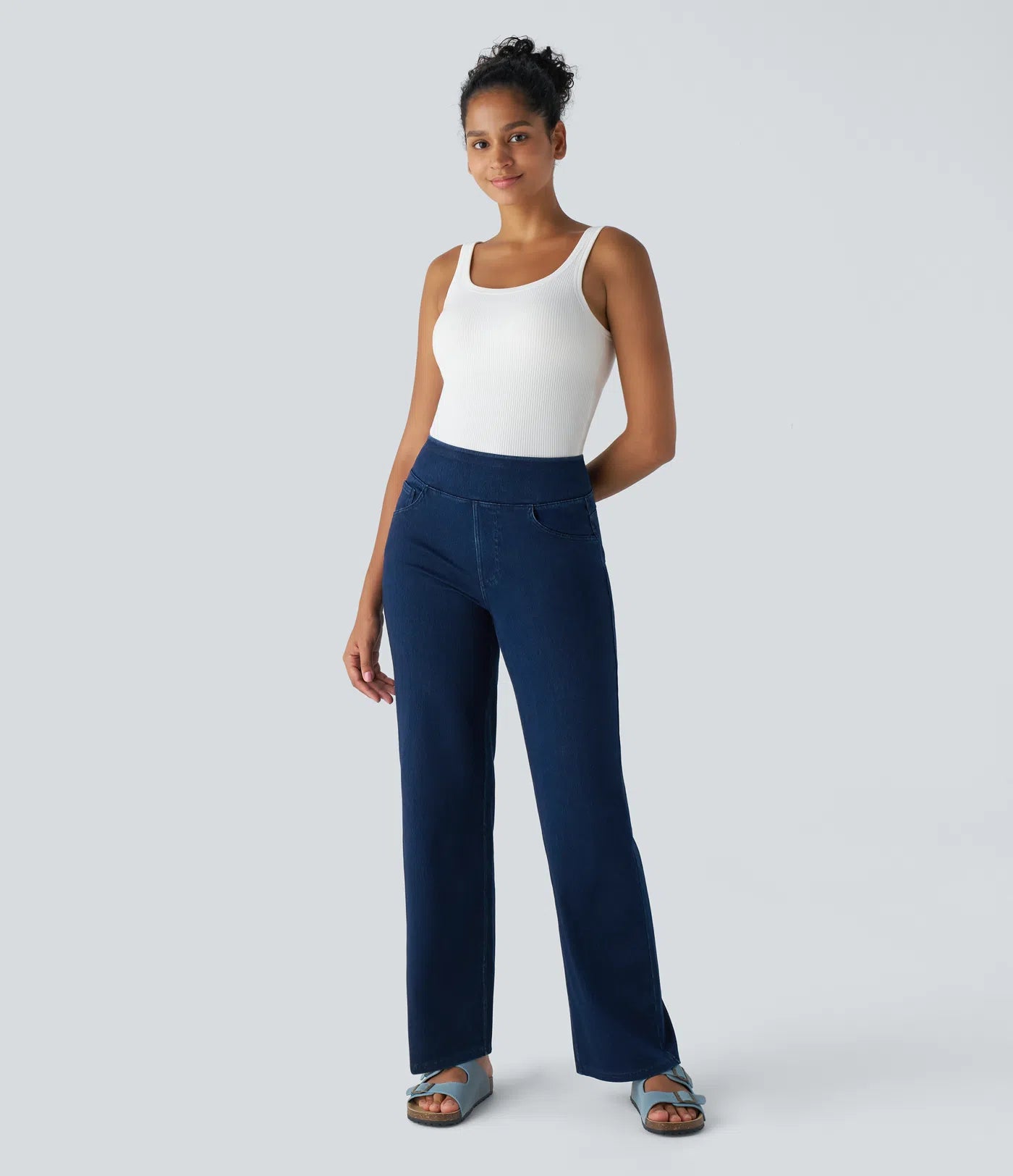 Isabella | Elastische & Comfortabele Broek Met Hoge Taille