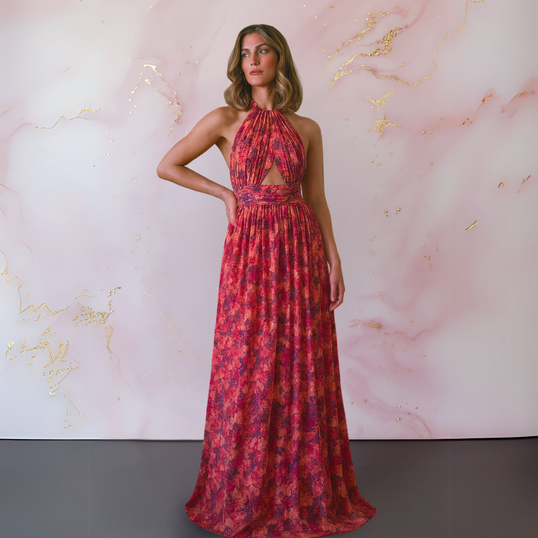 Luna | Elegante jurk met bloemenprint