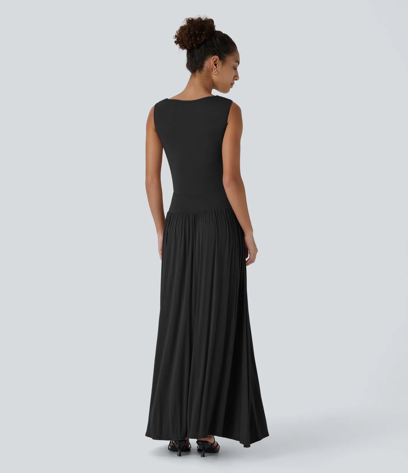 Mandy | Elegante & Comfortabele Maxi Jurk met Ruches en Steekzakken