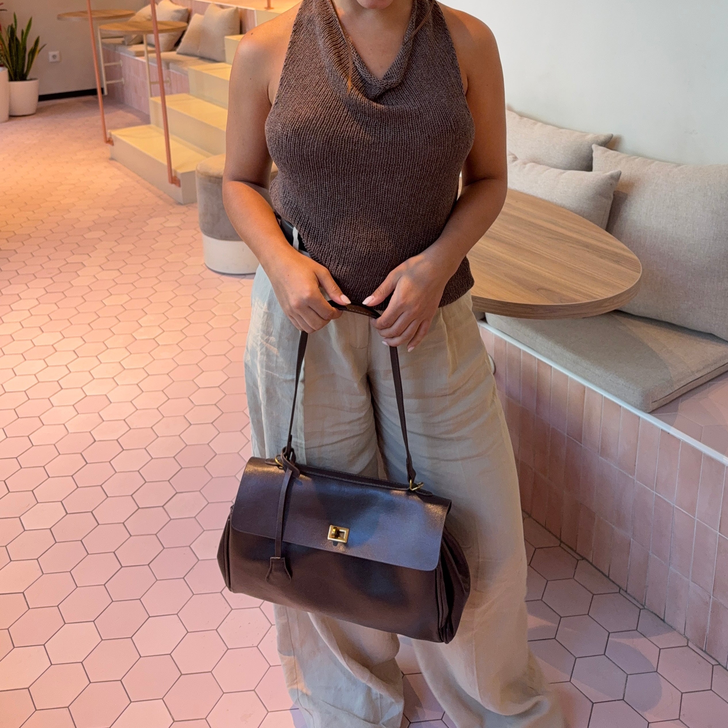 Marijke | Tijdloze Vegan Leather Tas Met Lucky Charm & Vintage Look