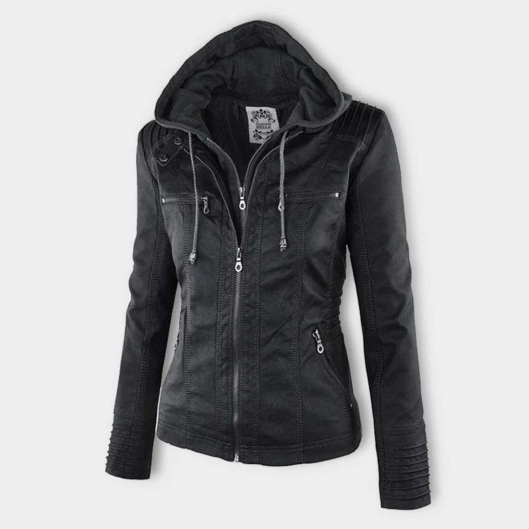 Pia | Stijlvolle & Elegante Leren Jas