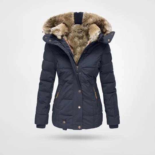 Nora | Warme Winterjas Met Flatterende pasvorm
