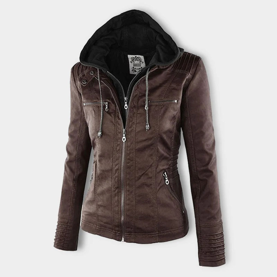 Pia | Stijlvolle & Elegante Leren Jas