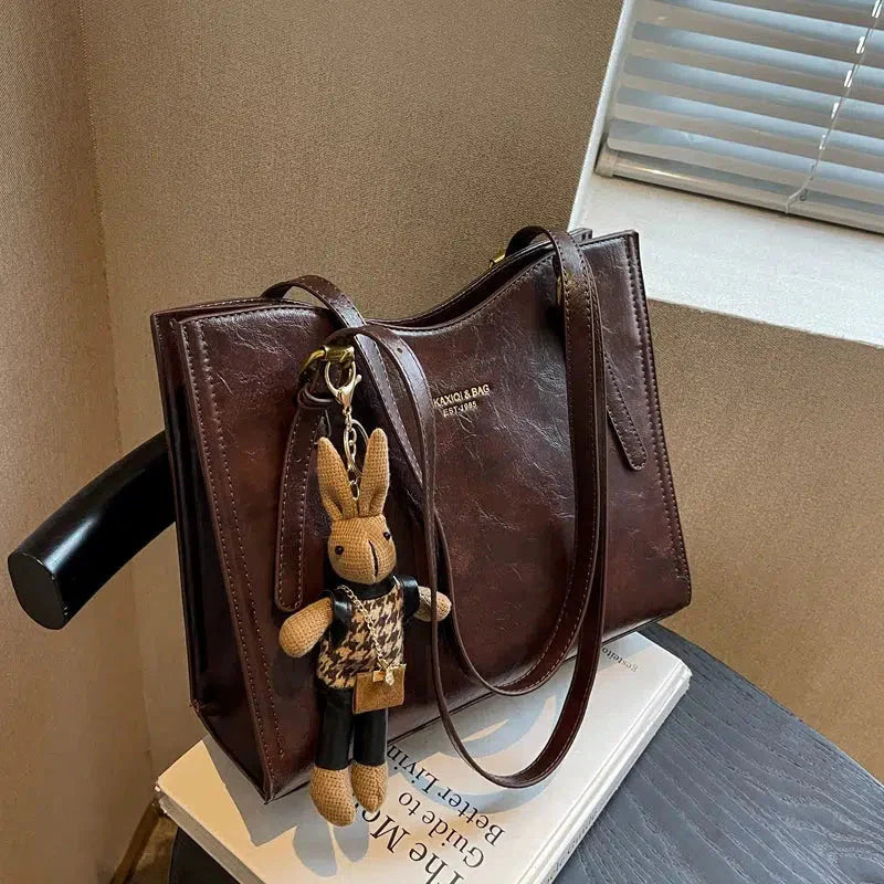 Lena | Elegante Leren Tas + Gratis Tassenhanger