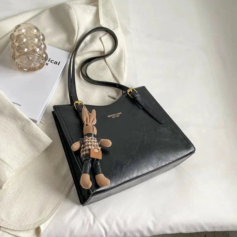 Lena | Elegante Leren Tas + Gratis Tassenhanger
