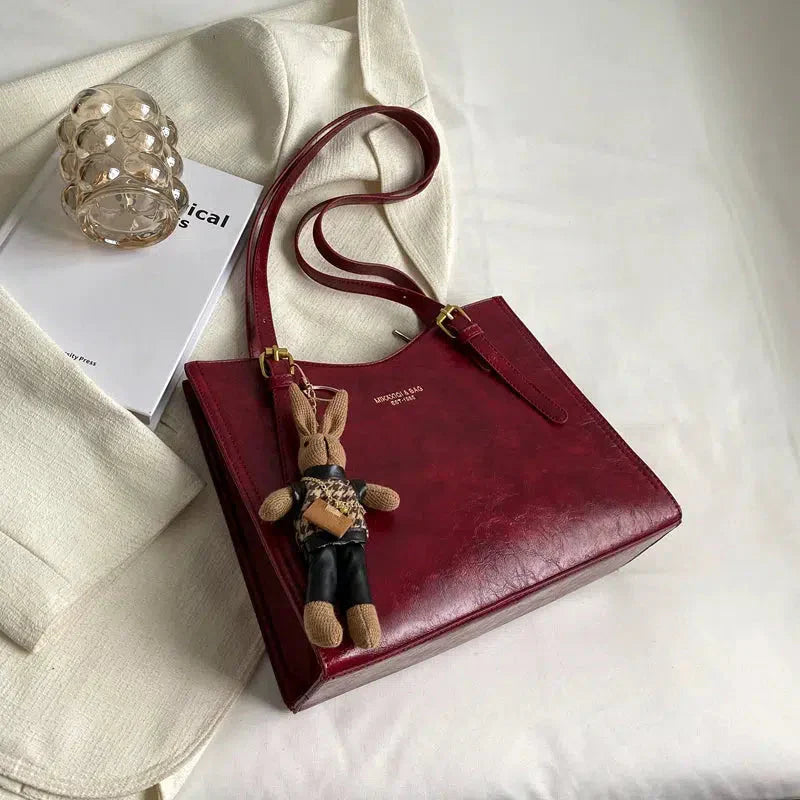 Lena | Elegante Leren Tas + Gratis Tassenhanger