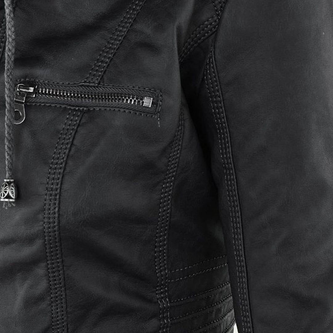 Pia | Stijlvolle & Elegante Leren Jas