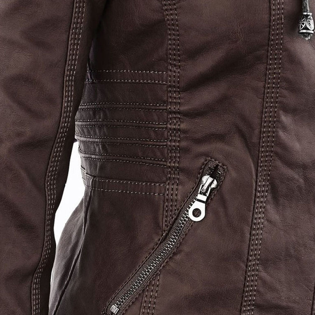 Pia | Stijlvolle & Elegante Leren Jas