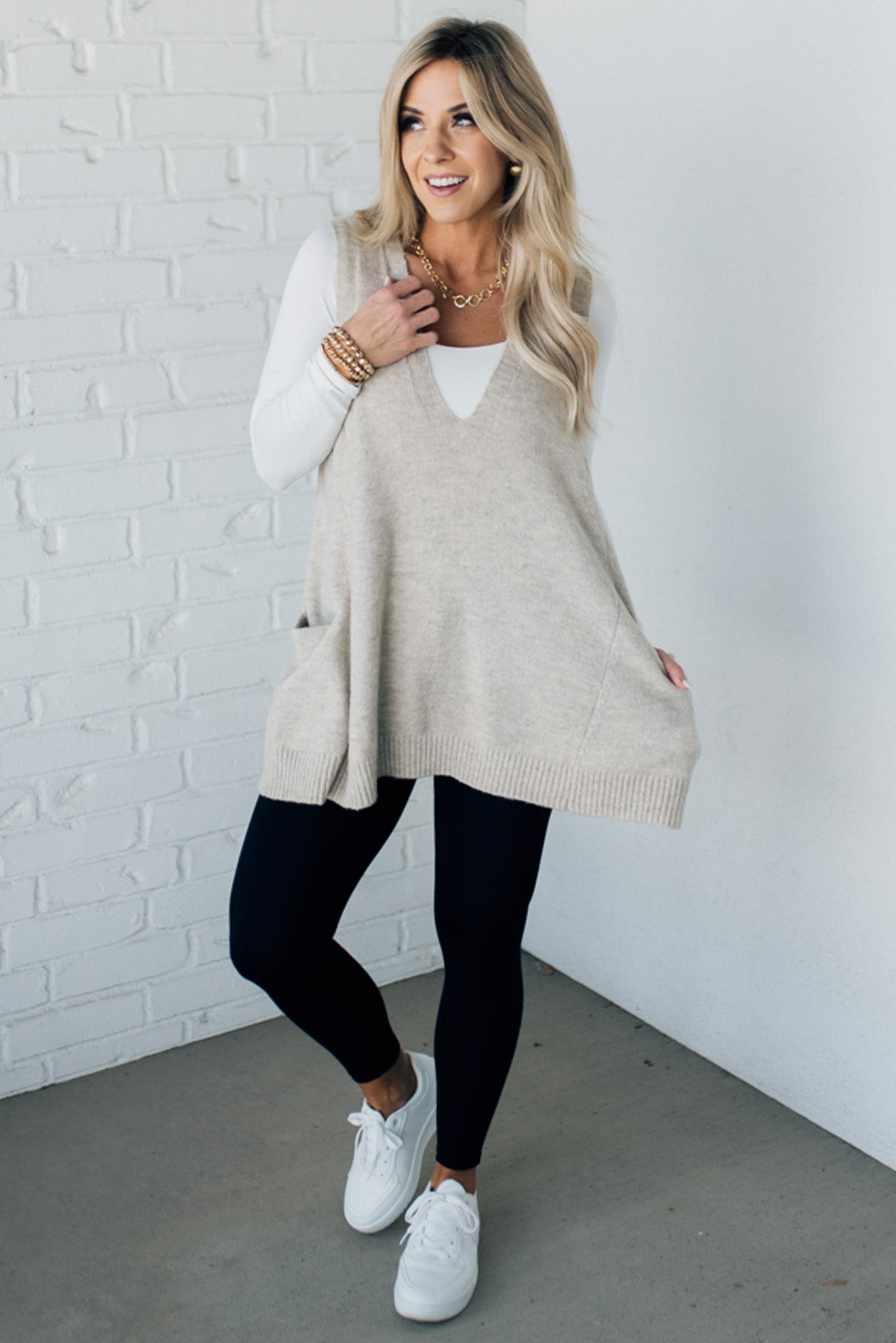 Knit Sweater Vest | 1+1 gratis