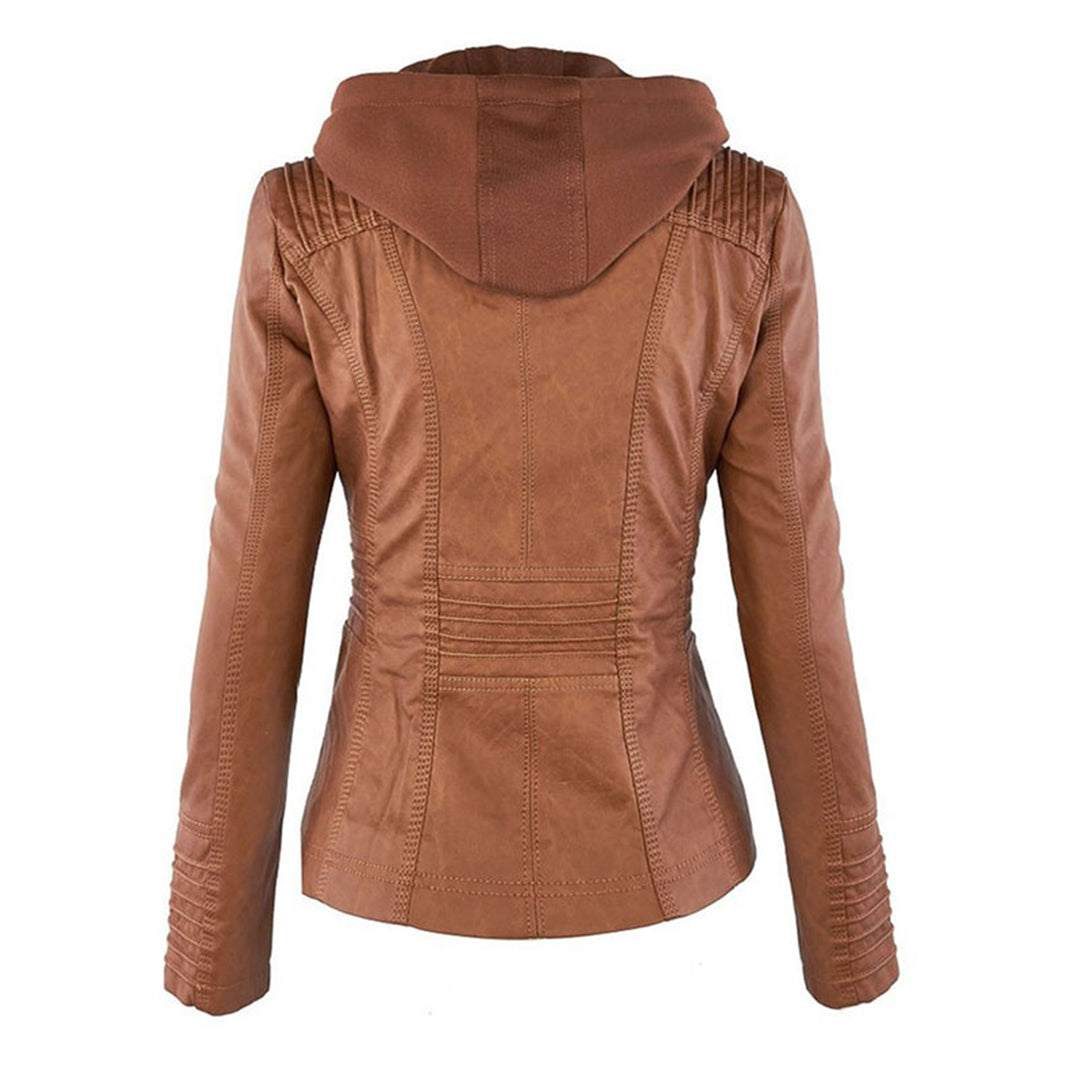 Pia | Stijlvolle & Elegante Leren Jas