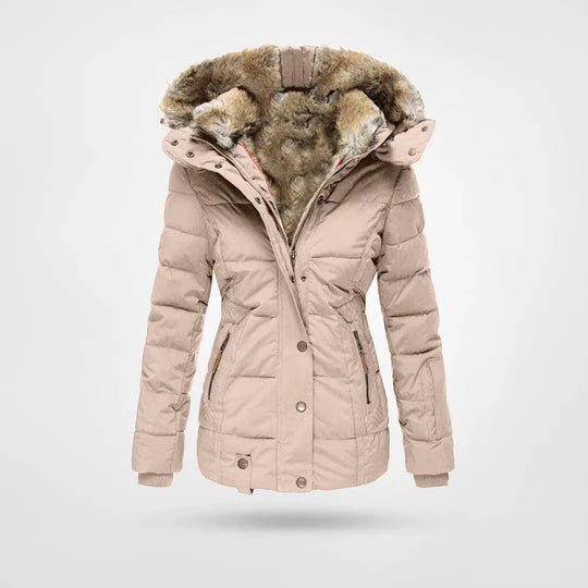 Nora | Warme Winterjas Met Flatterende pasvorm