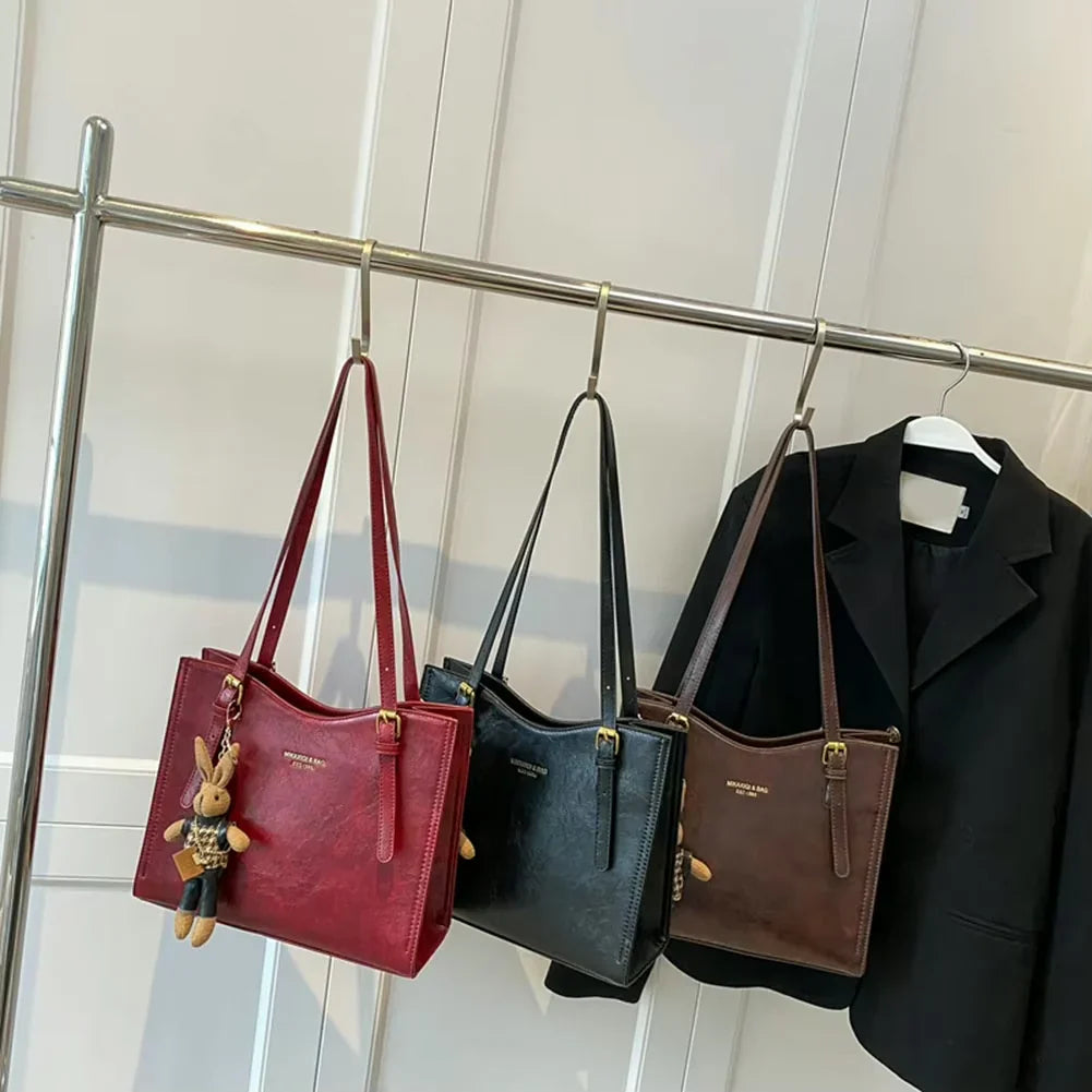Lena | Elegante Leren Tas + Gratis Tassenhanger