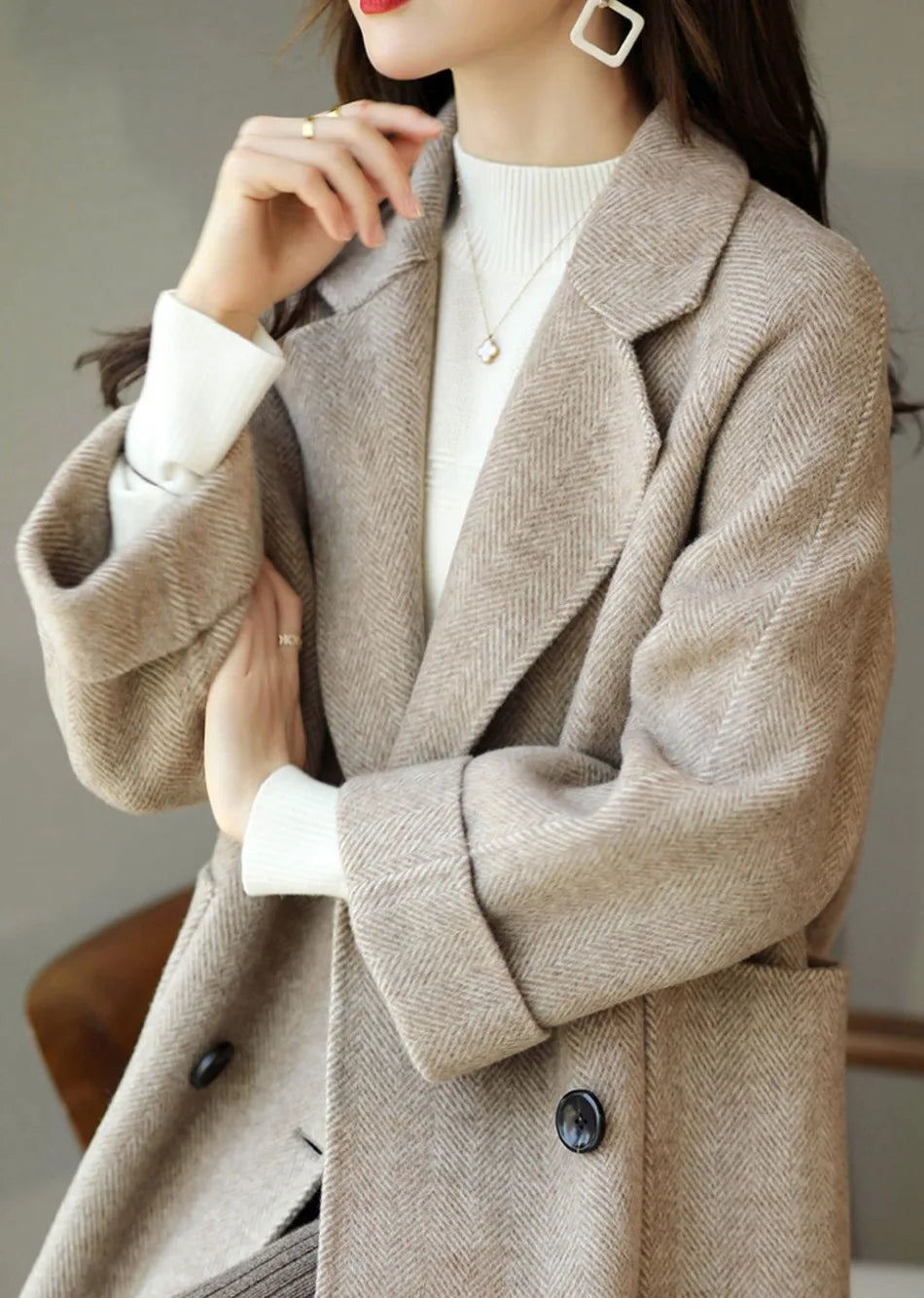 Marit | Elegante Damesjas van Wol