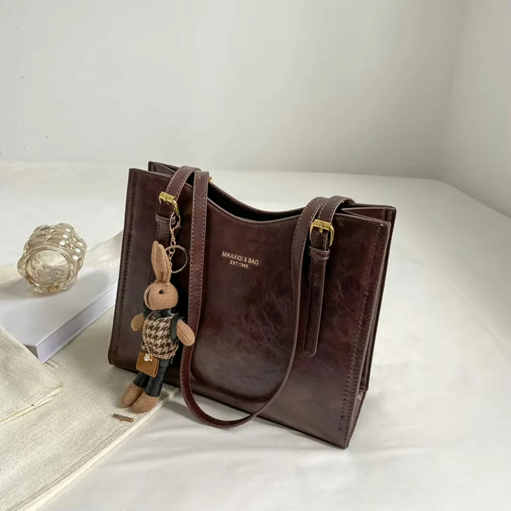 Lena | Elegante Leren Tas + Gratis Tassenhanger