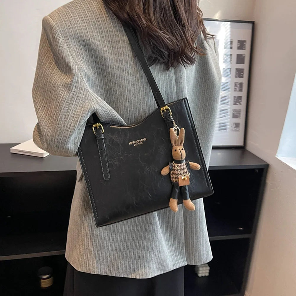 Lena | Elegante Leren Tas + Gratis Tassenhanger