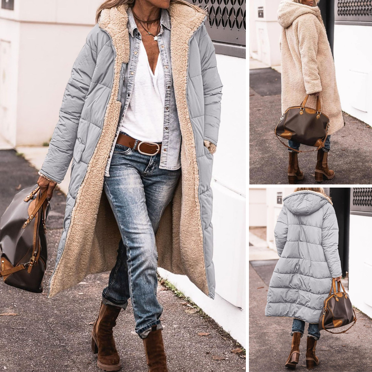 Vera | Elegante & Comfortabele Omkeerbare Jas Voor Alle Seizoenen