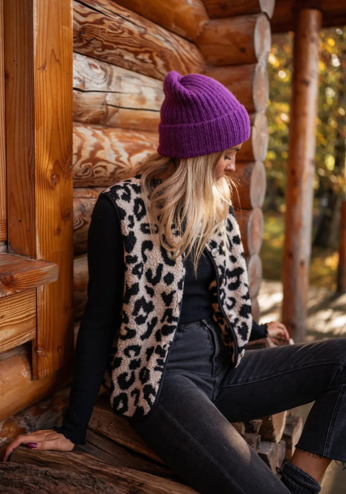 Fiona | Luipaardprint Dames Vest