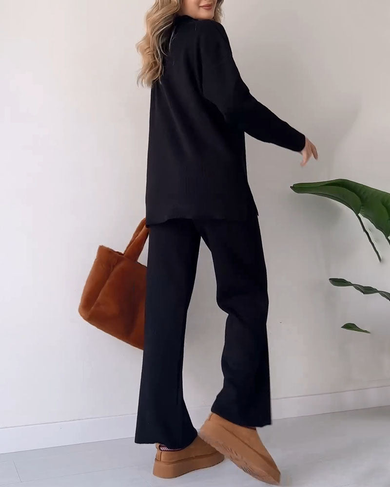 Comfortabele Rib Lounge Set