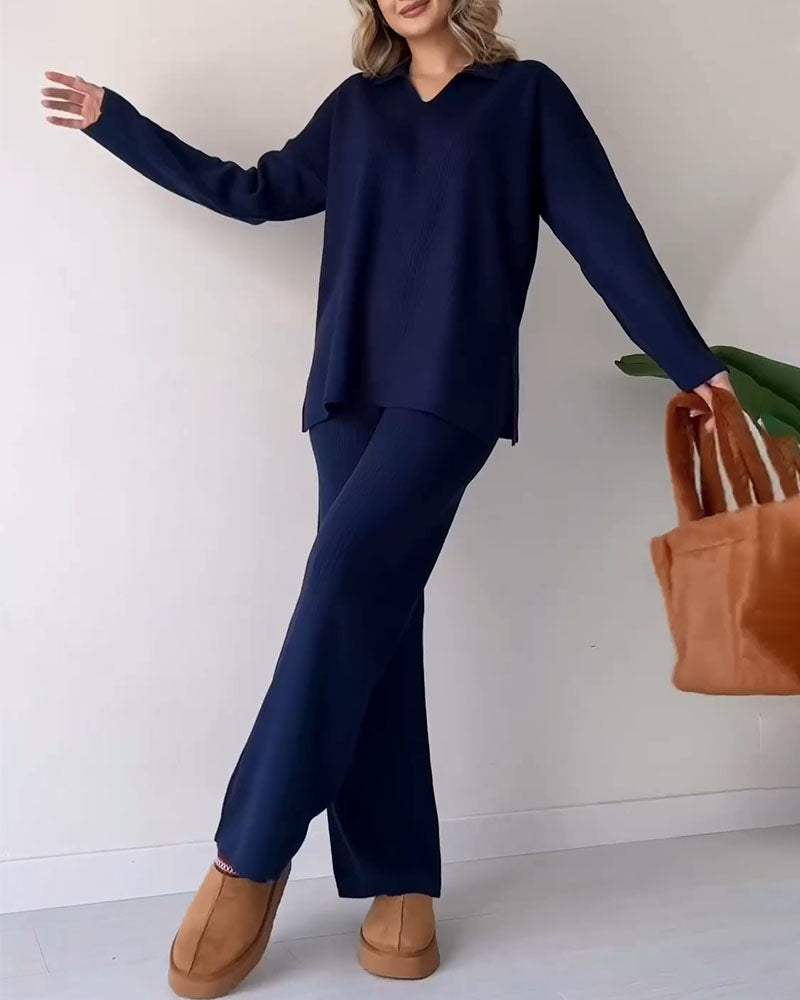 Comfortabele Rib Lounge Set