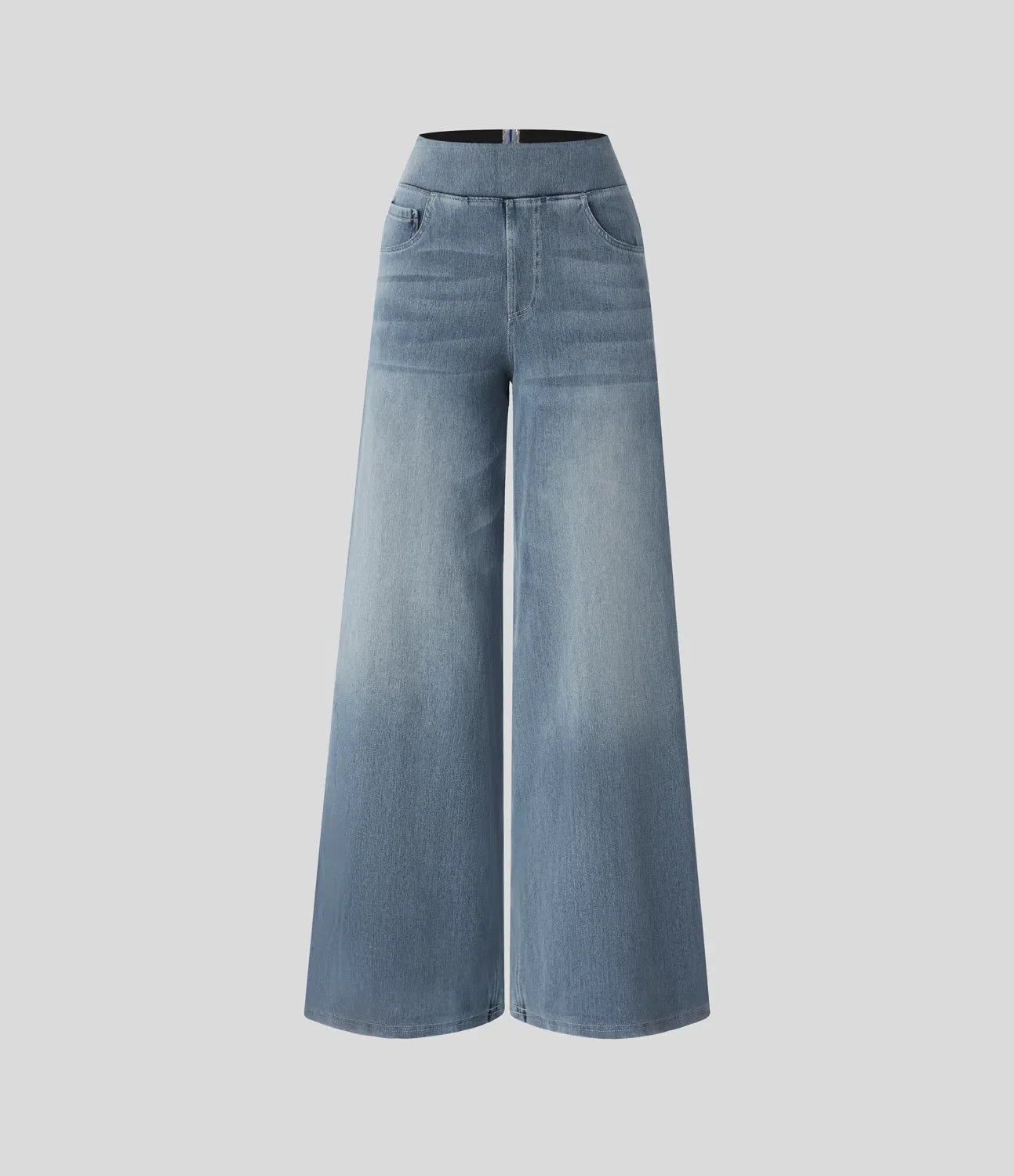 Charlotte | Elastische broek met hoge taille