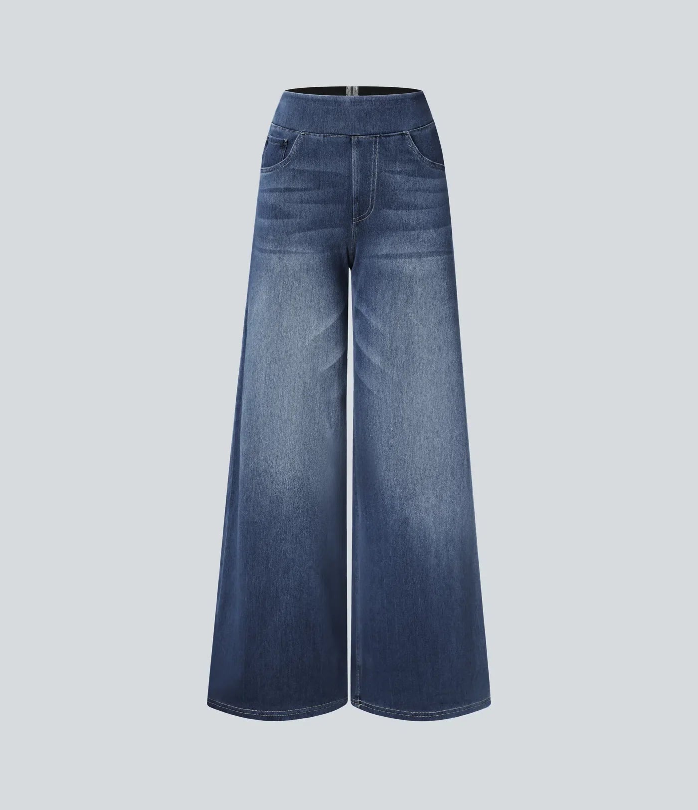 Charlotte | Elastische broek met hoge taille