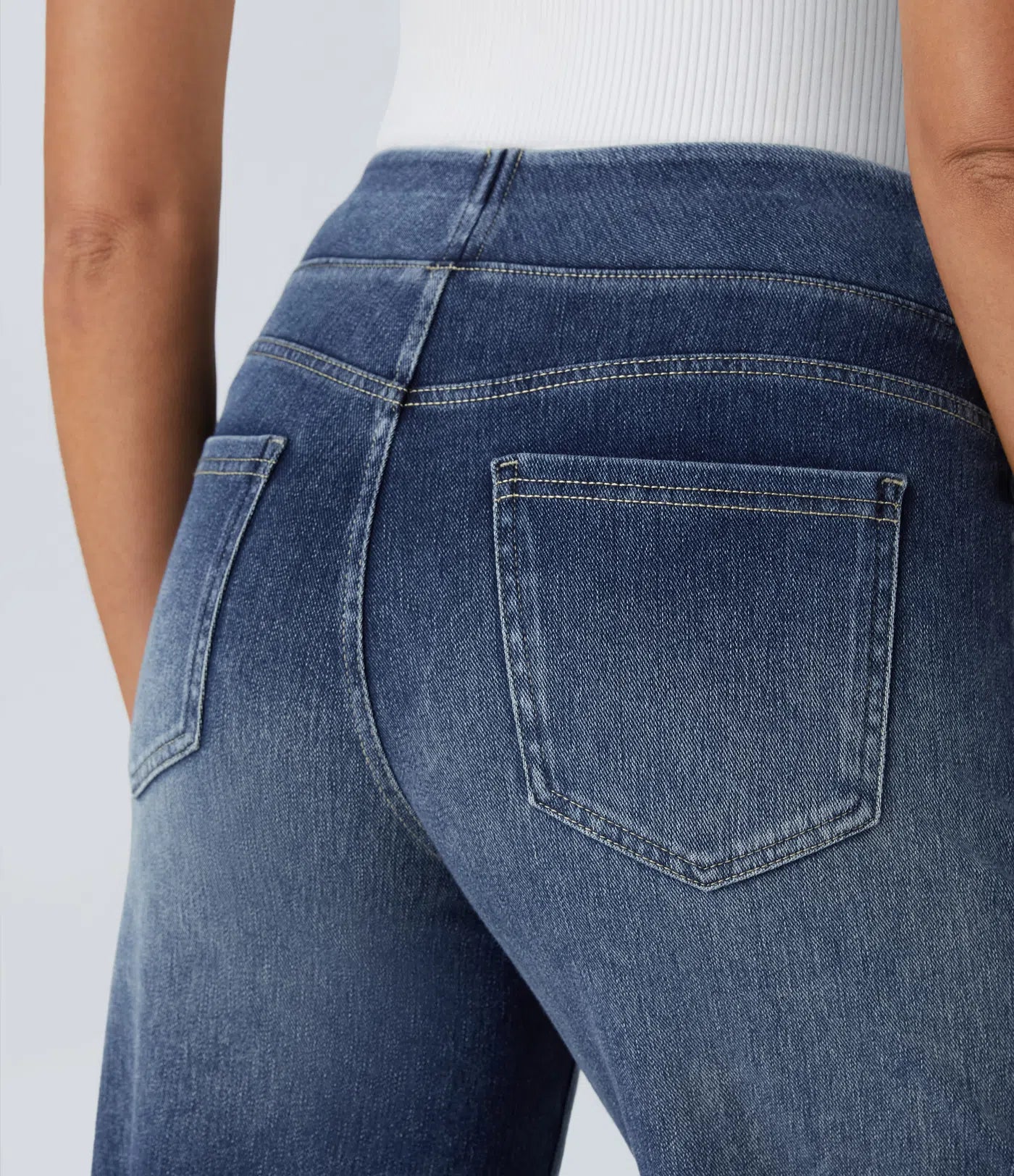 Charlotte | Elastische broek met hoge taille