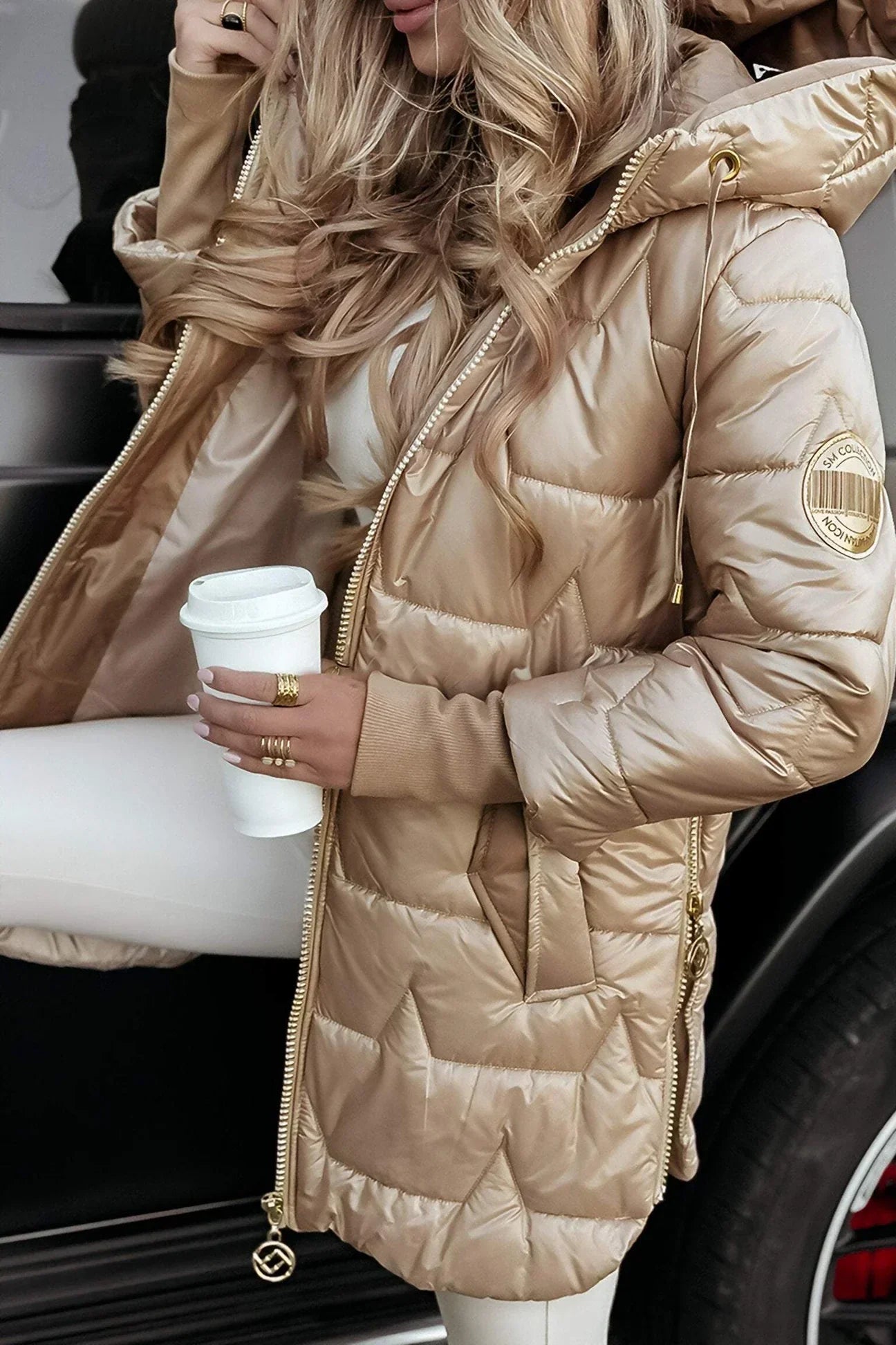 Marisa | Elegante winterjas met capuchon en voering