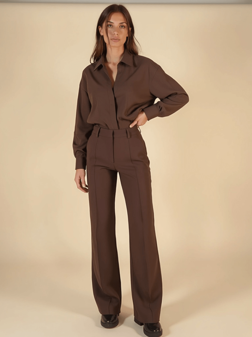 Mira | Elegante Broek Met Hoge Taille | 1+1 gratis