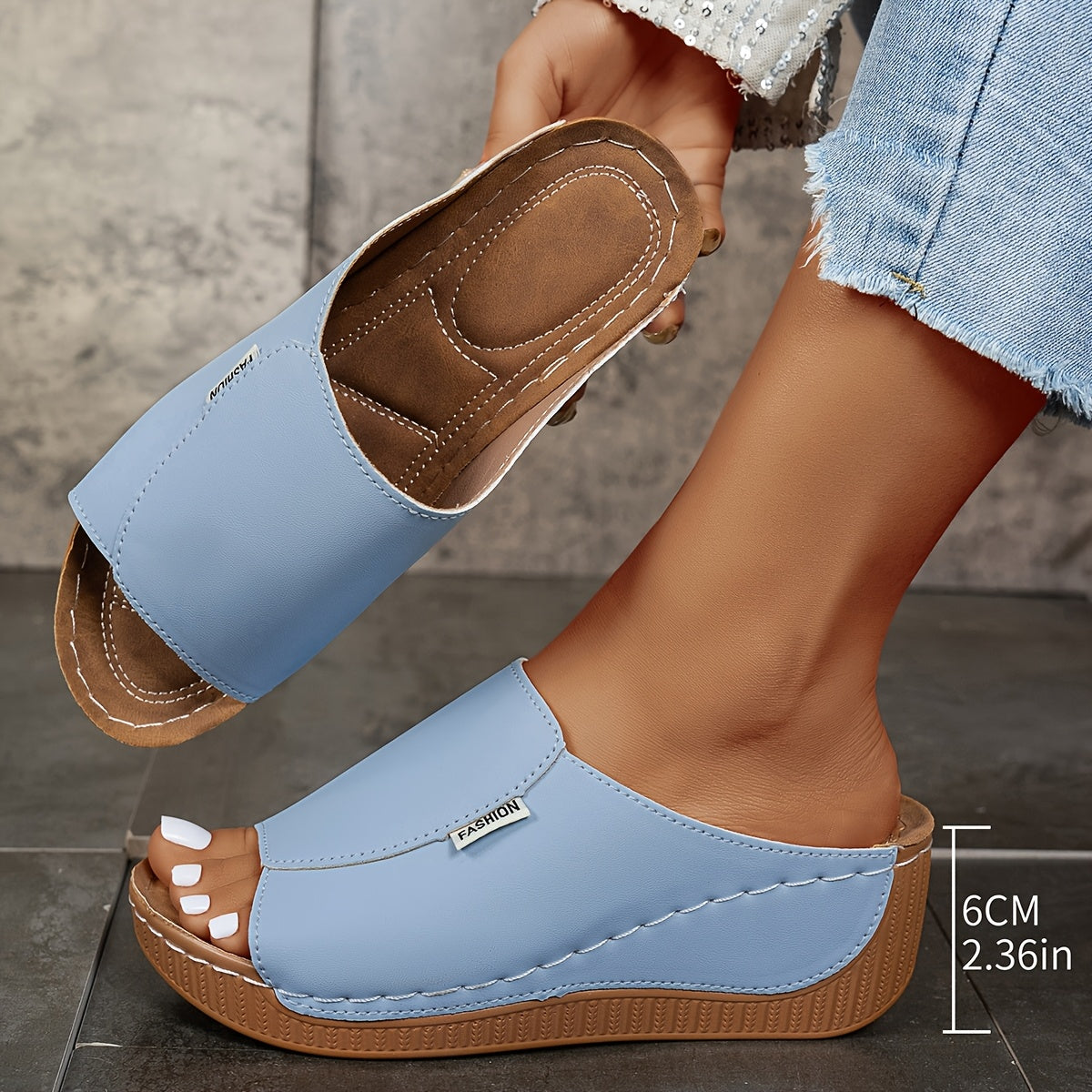 Celine | Sandaal Met 6cm Comfortzool