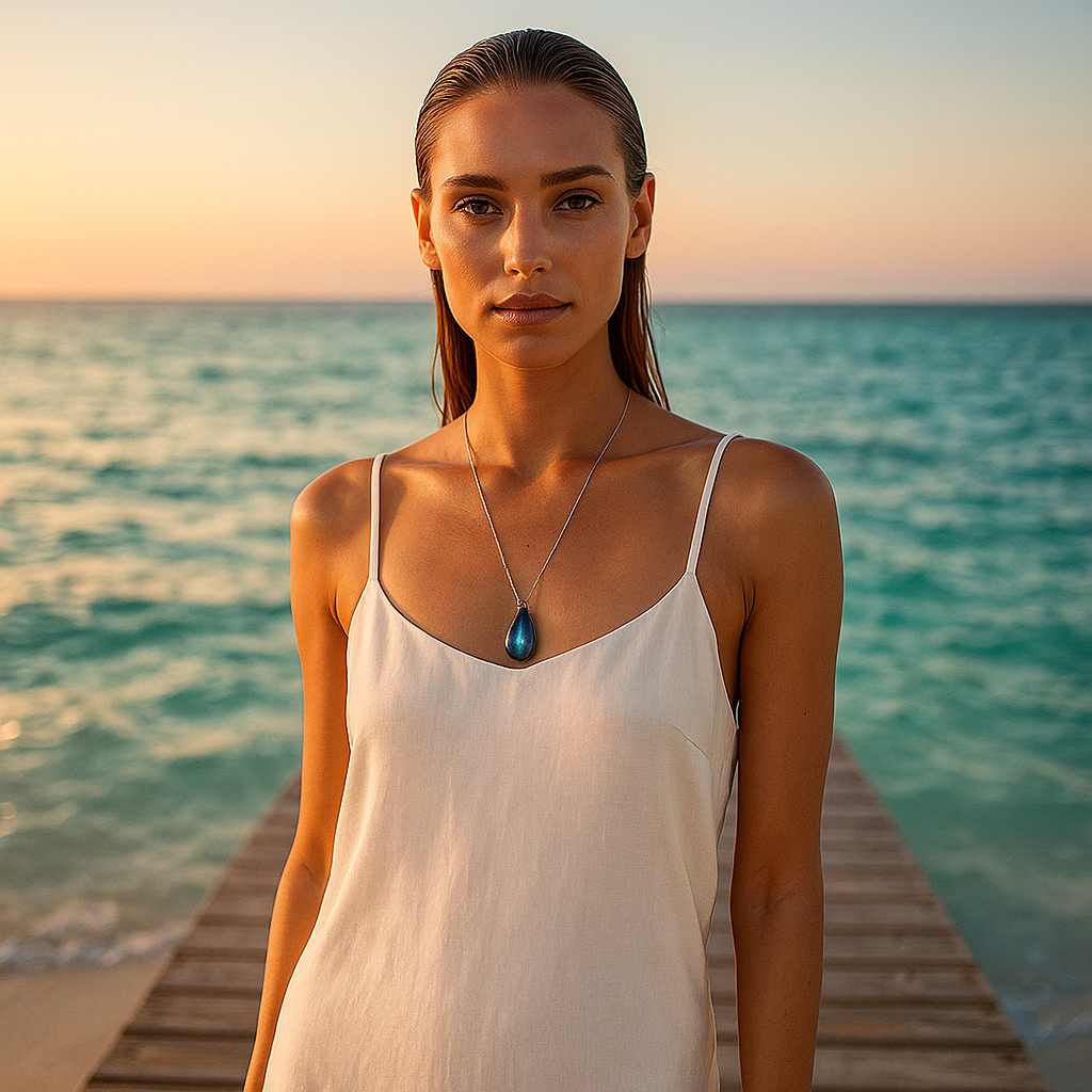 Lacrima del Mare | Ketting van labradoriet