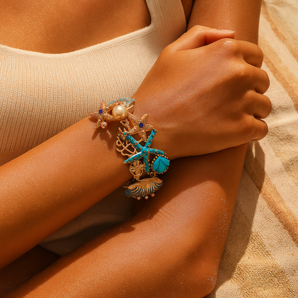 Tallara | Armband met schelpen