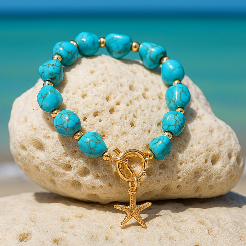 Siris | Blauwe armband van de zeebodem